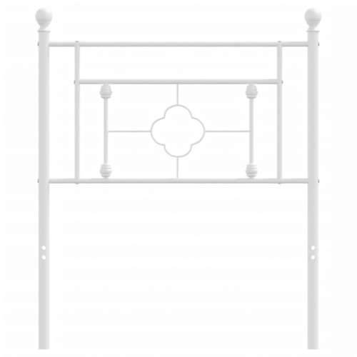 Metalno uzglavlje bijelo 75 cm - Bijela 75 cm 1 Cijena