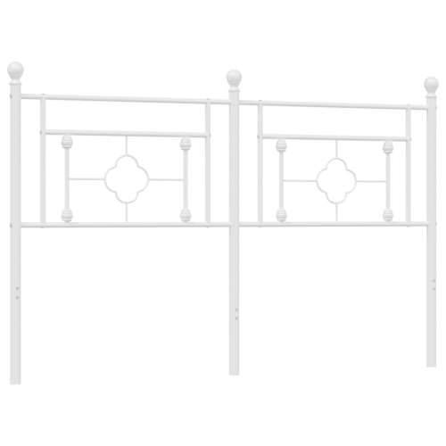 Metalno uzglavlje bijelo 160 cm - Bijela 160 cm 1 Cijena