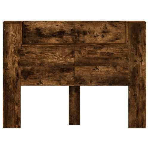 Ormarić za uzglavlje LED boja dimljenog hrasta 140x16,5x103,5cm - Dimljeni hrast 140 x 16.5 x 103.5 cm 1 Cijena