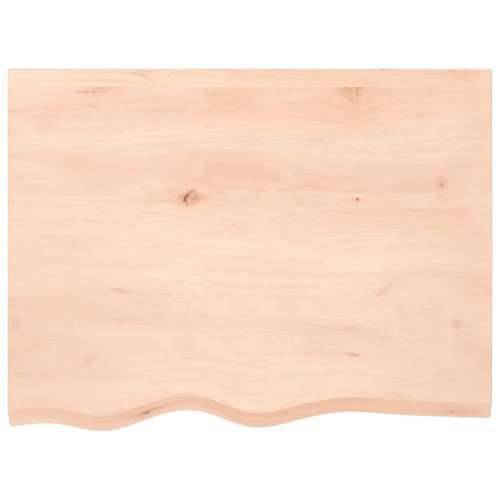 Kupaonska radna ploča 80x60x(2-6) cm netretirano masivno drvo - Prirodna 80 x 60 x 6 cm Cijena