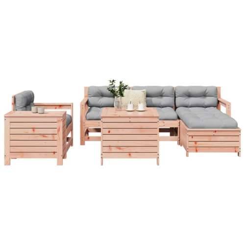 Vrtna garnitura - 7-dijelni set vrtnih sofa od masivnog drva duglazije - Prirodni douglas 1 Cijena