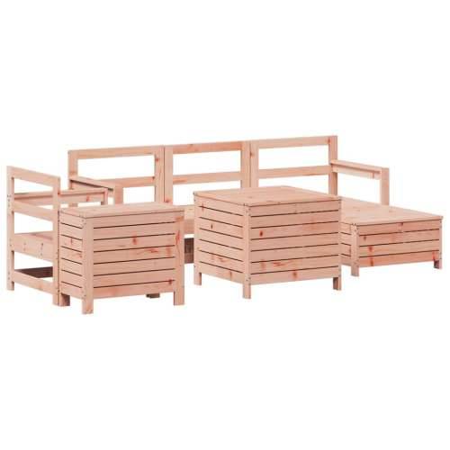 Vrtna garnitura - 7-dijelni set vrtnih sofa od masivnog drva duglazije - Prirodni douglas 1 Cijena