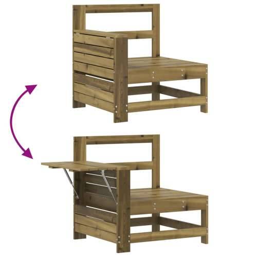 Vrtna garnitura - 7-dijelni set vrtnih sofa od impregnirane borovine - Prirodno impregnirano 1 Cijena