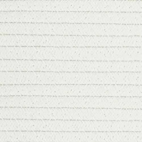 Košara za pohranu sivo-bijela Ø 40 x 25 cm pamučna - Siva i bijela 40 x 25 cm Cijena