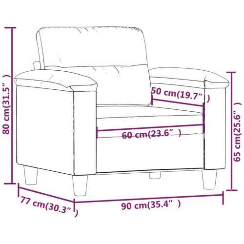 Fotelja bež 60 cm od mikrovlakana - Bež 60 cm Cijena