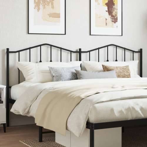Metalno uzglavlje crno 160 cm - Crna 160 cm 1 Cijena