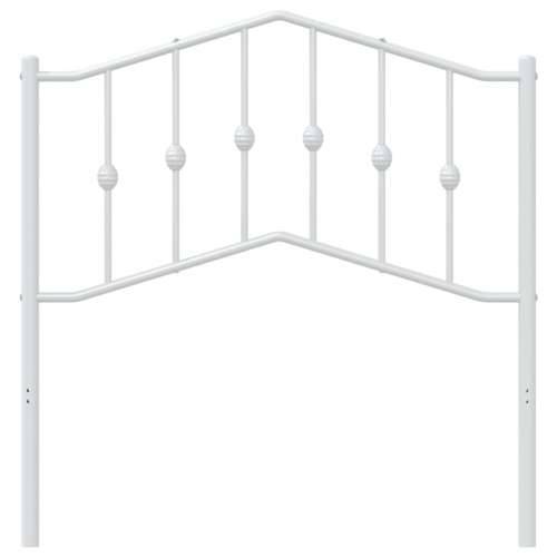 Metalno uzglavlje bijelo 90 cm - Bijela 90 cm 1 Cijena