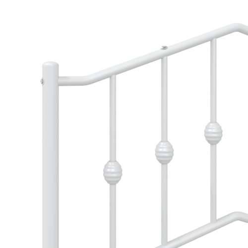 Metalno uzglavlje bijelo 90 cm - Bijela 90 cm 1 Cijena