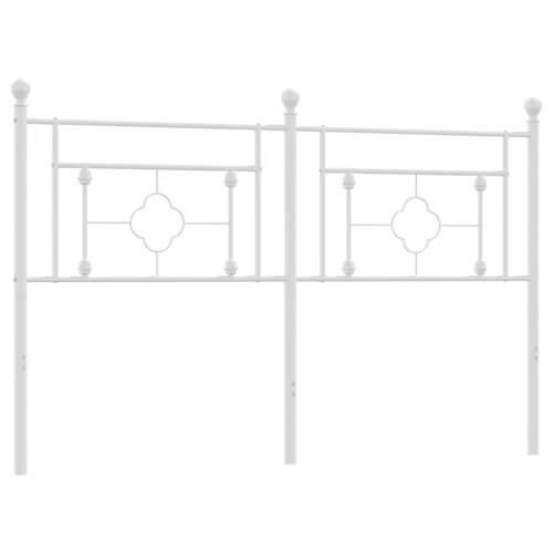 Metalno uzglavlje bijelo 150 cm - Bijela 150 cm 1 Cijena