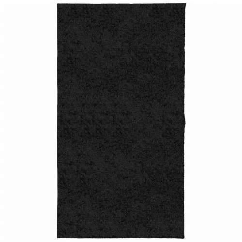 Čupavi tepih PAMPLONA s visokim vlaknima moderni crni 80x150 cm - Crna 80 x 150 cm Cijena