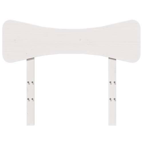 Uzglavlje bijelo 90 cm od masivne borovine - Bijela 90 cm 1 Cijena
