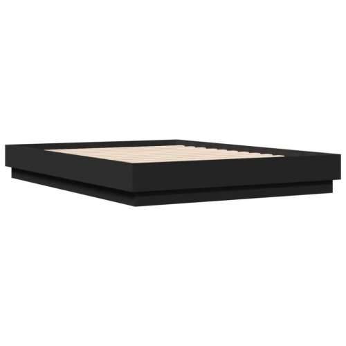 Okvir za krevet crni 135x190 cmkonstruirano drvo - Crna 135 x 190 cm Cijena