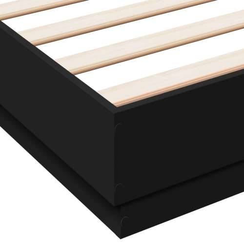 Okvir za krevet crni 135x190 cmkonstruirano drvo - Crna 135 x 190 cm Cijena