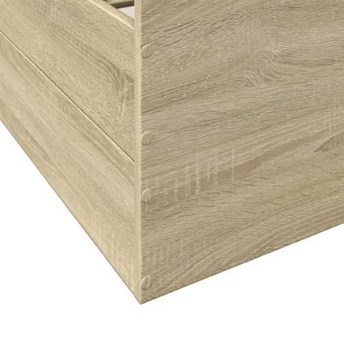 Okvir kreveta s ladicama boja hrasta sonome 75x190 cm drveni - sonoma hrast 75 x 190 cm Cijena