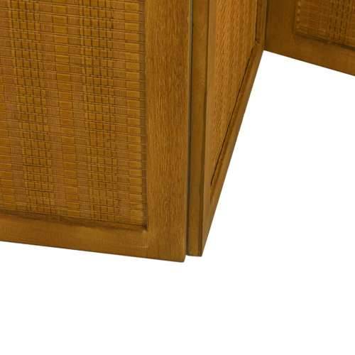 Paravan - Sobna pregrada s 4 panela smeđa od masivnog drva paulovnije - 40 x 180 cm 4 Cijena