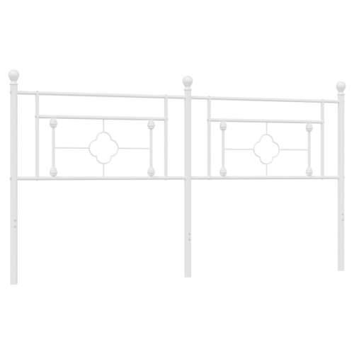 Metalno uzglavlje bijelo 180 cm - Bijela 180 cm 1 Cijena