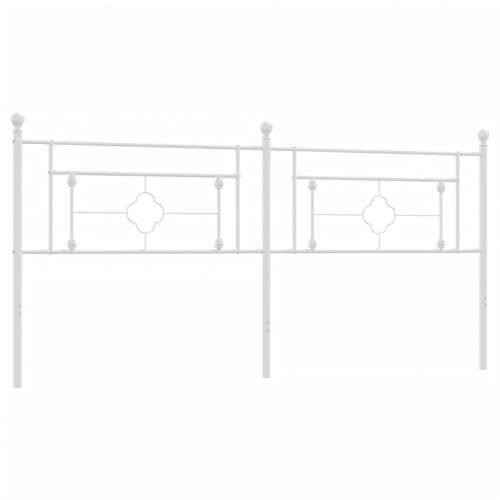 Metalno uzglavlje bijelo 200 cm - Bijela 200 cm 1 Cijena