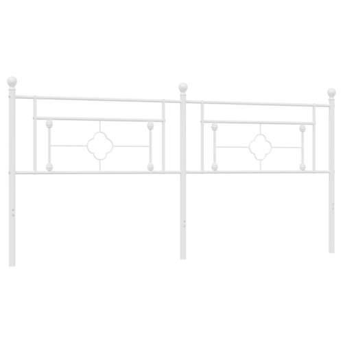 Metalno uzglavlje bijelo 200 cm - Bijela 200 cm 1 Cijena