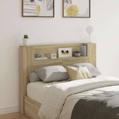 Ormarić za uzglavlje LED boja hrasta sonome 140x16,5x103,5 cm - sonoma hrast 140 x 16.5 x 103.5 cm 1 Cijena