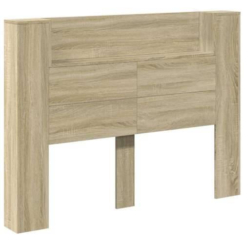 Ormarić za uzglavlje LED boja hrasta sonome 140x16,5x103,5 cm - sonoma hrast 140 x 16.5 x 103.5 cm 1 Cijena
