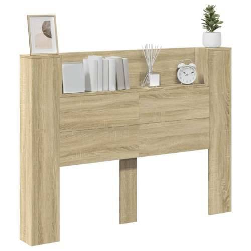 Ormarić za uzglavlje LED boja hrasta sonome 140x16,5x103,5 cm - sonoma hrast 140 x 16.5 x 103.5 cm 1 Cijena