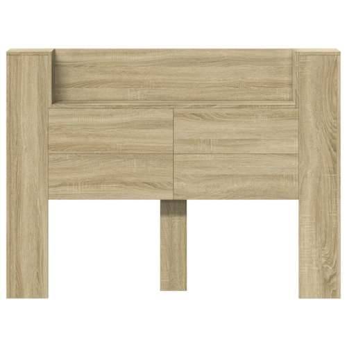 Ormarić za uzglavlje LED boja hrasta sonome 140x16,5x103,5 cm - sonoma hrast 140 x 16.5 x 103.5 cm 1 Cijena