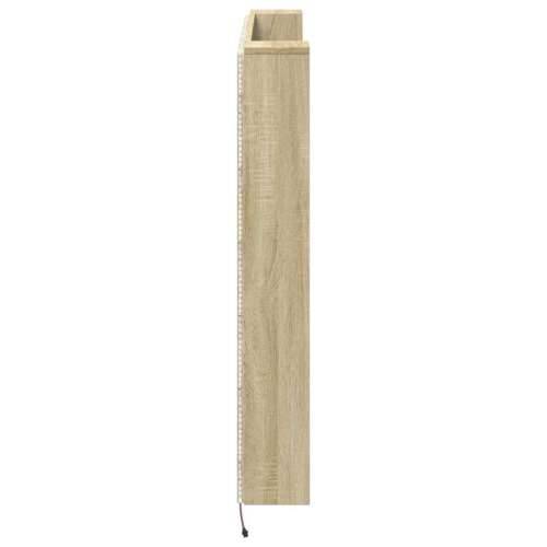 Ormarić za uzglavlje LED boja hrasta sonome 140x16,5x103,5 cm - sonoma hrast 140 x 16.5 x 103.5 cm 1 Cijena