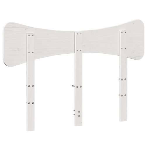 Uzglavlje bijelo 120 cm od masivne borovine - Bijela 120 cm 1 Cijena