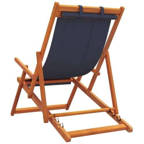Sklopive stolice za plažu od tkanine 2 kom plave - Plava 2 S naslonom za ruke Cijena