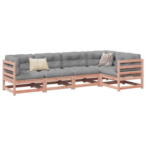Vrtna garnitura - 5-dijelni set vrtnih sofa s jastucima masivno drvo duglazije - Prirodni douglas Da 1 Cijena