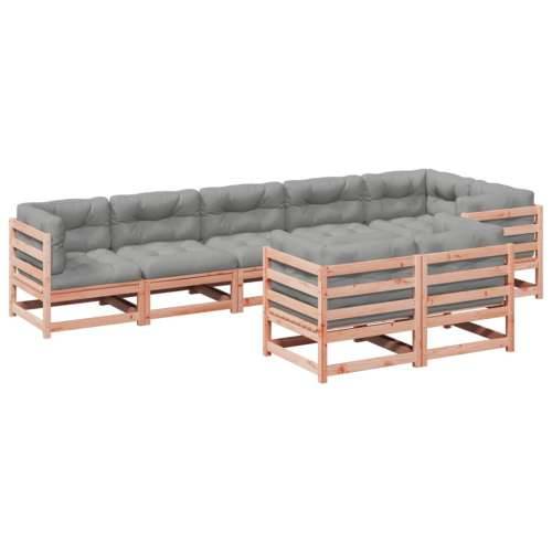 Vrtna garnitura - 8-dijelni set vrtnih sofa s jastucima masivno drvo duglazije - Prirodni douglas Da 1 Cijena