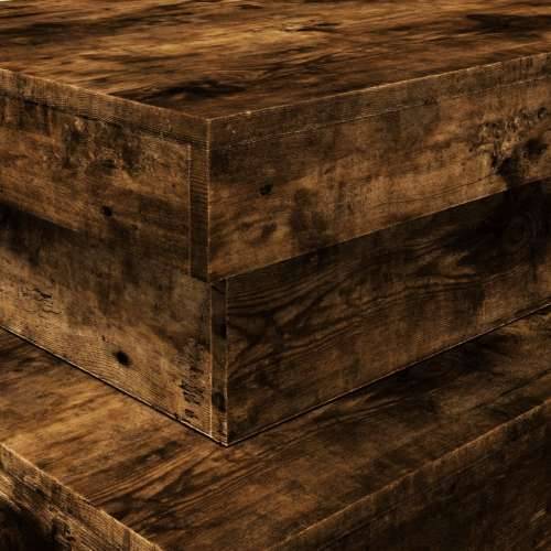 Stolić za kavu s LED svjetlima boja hrasta 90 x 50 x 40 cm - Dimljeni hrast 1 90 cm Cijena