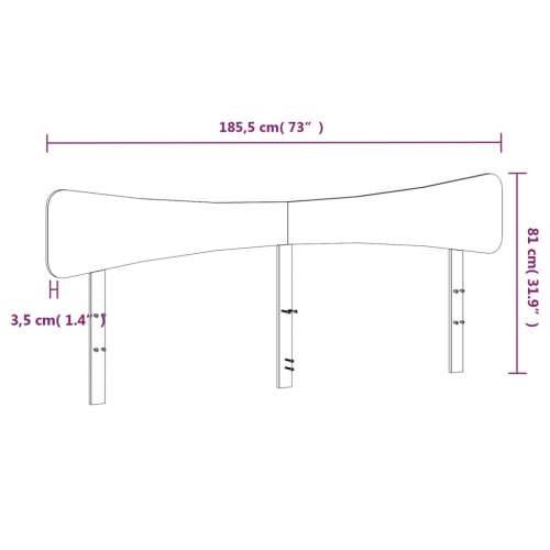 Uzglavlje bijelo 180 cm od masivne borovine - Bijela 180 cm 1 Cijena