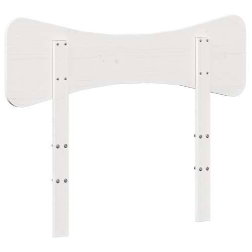 Uzglavlje bijelo 75 cm od masivne borovine  - Bijela 75 cm 1 Cijena