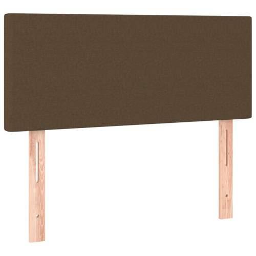 Krevet box spring s madracem tamnosmeđi 120 x 190 cm od tkanine - Tamno smeđa 120 x 190 cm Gladak dizajn Cijena