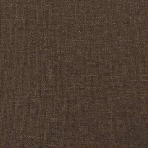 Krevet box spring s madracem tamnosmeđi 120 x 190 cm od tkanine - Tamno smeđa 120 x 190 cm Gladak dizajn Cijena