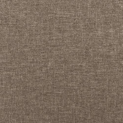 Krevet s oprugama i madracem smeđesivi 120 x 190 cm od tkanine - Sivo-smeđa 120 x 190 cm Blok s kvadratima Cijena