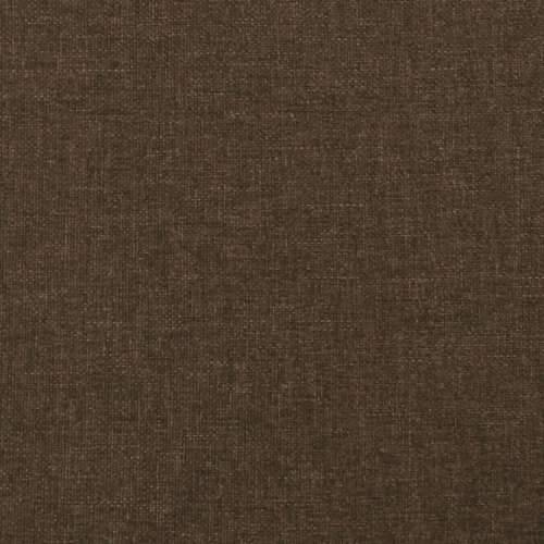 Krevet box spring s madracem tamnosmeđi 120 x 190 cm od tkanine - Tamno smeđa 120 x 190 cm vodoravne pruge Cijena