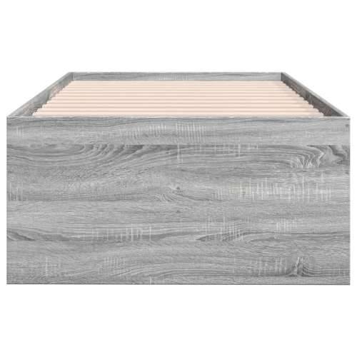 Dnevni krevet s ladicama bez madraca siva boja hrasta 75x190 cm - Sivi hrast sonoma 75 x 190 cm Cijena