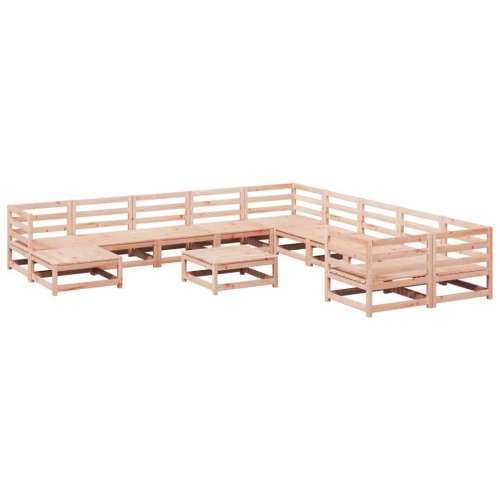 Vrtna garnitura - 12-dijelni set vrtnih sofa od masivnog drva duglazije - Prirodni douglas 1 Cijena
