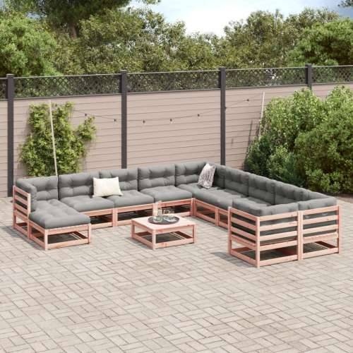 Vrtna garnitura - 12-dijelni set vrtnih sofa od masivnog drva duglazije - Prirodni douglas 1 Cijena
