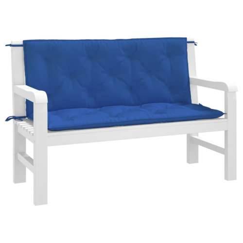 Jastuci za vrtnu klupu 2 kom plavo 120x50x7 cm tkanine Oxford - Kraljevski plava 120 x 50 x 7 cm 2 Cijena