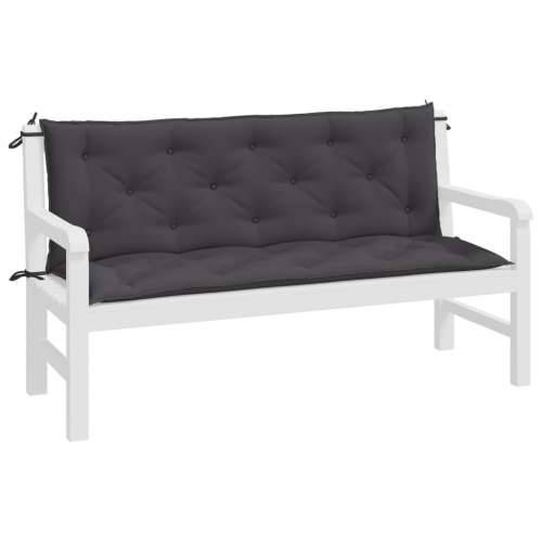 Jastuci za vrtnu klupu 2 kom antracit tkanine Oxford - Antracit 150 x 50 x 7 cm 2 Cijena