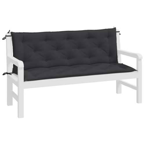 Jastuci za vrtnu klupu 2 kom crno 150x50x7 cm tkanine Oxford - Crna 150 x 50 x 7 cm 2 Cijena
