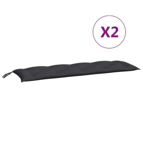 Jastuci za vrtnu klupu 2 kom crno 150x50x7 cm tkanine Oxford - Crna 150 x 50 x 7 cm 2 Cijena