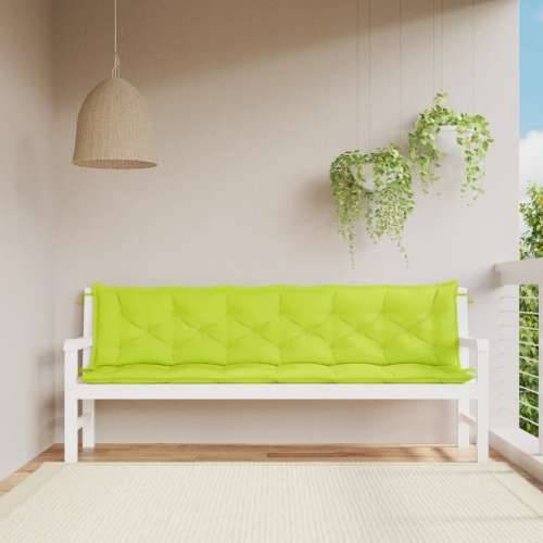 Jastuci za vrtnu klupu 2 kom Jarko zelena tkanine Oxford - Svjetlozelena 200 x 50 x 7 cm 2 Cijena