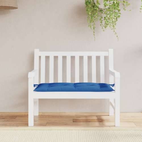 Jastuk za vrtnu klupu plavi 110 x 50 x 7 cm od tkanine Oxford - Plava 1 Cijena
