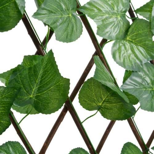 Proširiva rešetka od lažnog lišća grožđa zelena 5 kom 180x20 cm - 180 x 20 cm 5 Cijena