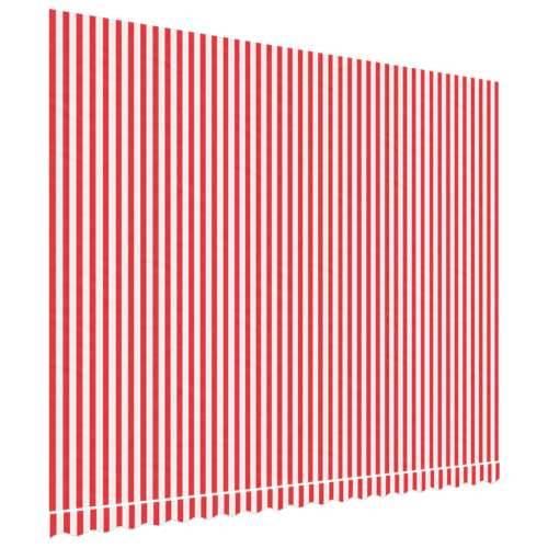 Zamjenska tkanina za tendu crveno-bijela prugasta 4,5 x 3,5 m Cijena