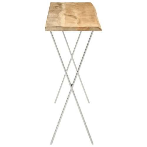 Konzolni stol sa živim rubom 105x33x76 cm masivno drvo manga Cijena